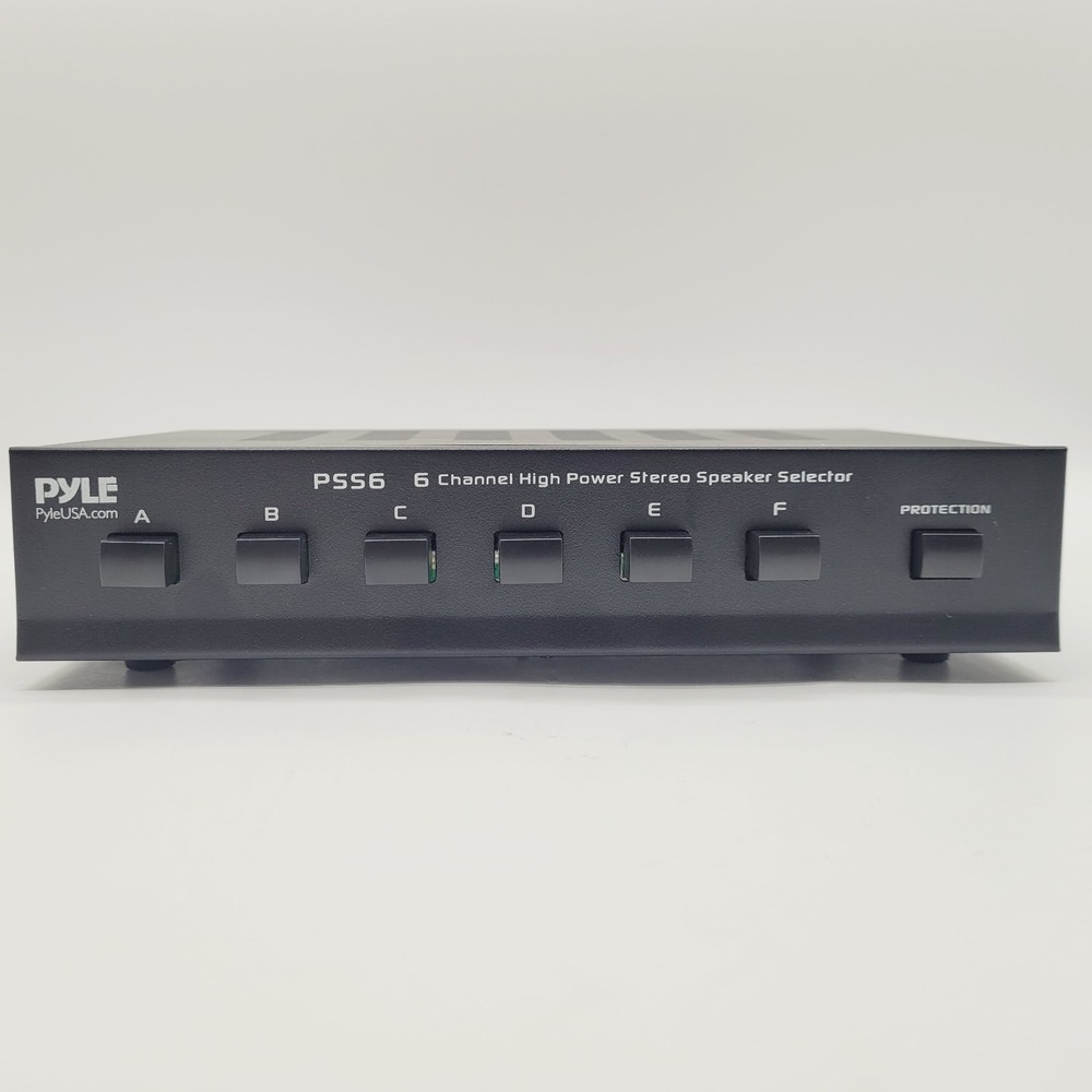 Pyle Home‎ PSS6 Premium 6-Pair Speaker Selector – Multi-Channel Audio Switch Hub - Picture 4 of 11